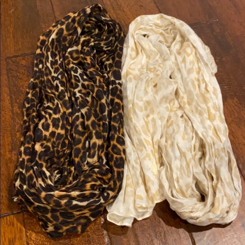 2 Express Leopard Scarves